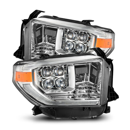 AlphaRex OE Style For 2014-2021 Toyota Tundra LED Reflector Headlights -Chrome