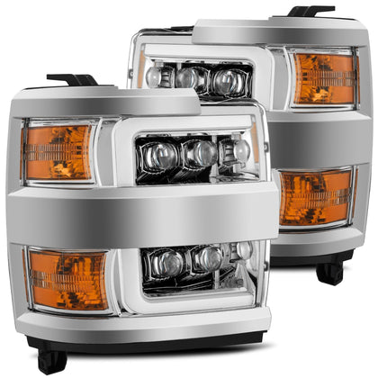 15-19 Chevrolet Silverado 2500HD/3500HD MK II NOVA-Series LED Projector Headlights Chrome