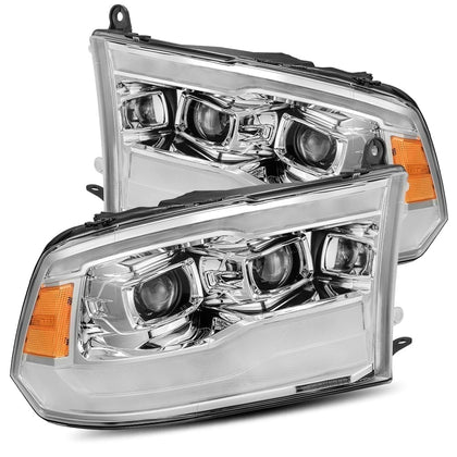 Projector Headlights AlphaRex Pro For 2009-2018 Ram Chrome Housing w/ Converter