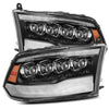 Projector Headlights AlphaRex Nova For 09-18 Ram Jet Black Housing w/ Converter