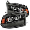 Projector Headlights AlphaRex Pro For 09-18 Ram Jet Black Housing w/ Converter