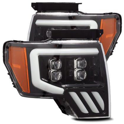 2009-2014 Ford F-150 NOVA-Series LED Projector Headlights Jet Black