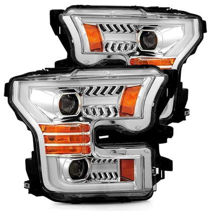 2015-2017 Ford F150 PRO-Series Projector Headlights Chrome