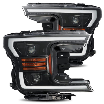 2018-2020 Ford F150 LUXX-Series LED Projector Headlights Jet Black