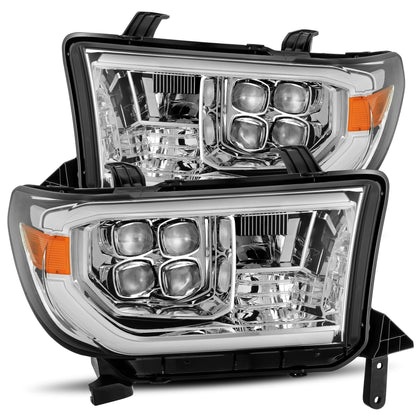 2007-2013 Toyota Tundra / 2008-2017 Toyota Sequoia NOVA-Series LED Projector Headlights Chrome (Without Level Adjuster)