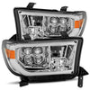 2007-2013 Toyota Tundra / 2008-2017 Toyota Sequoia NOVA-Series LED Projector Headlights Chrome (Without Level Adjuster)