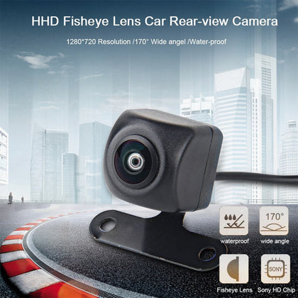 UNIVERSAL CAR REAR VIEW CAMERA WITH FISHEYE HD LENS BACKUP CAMERA