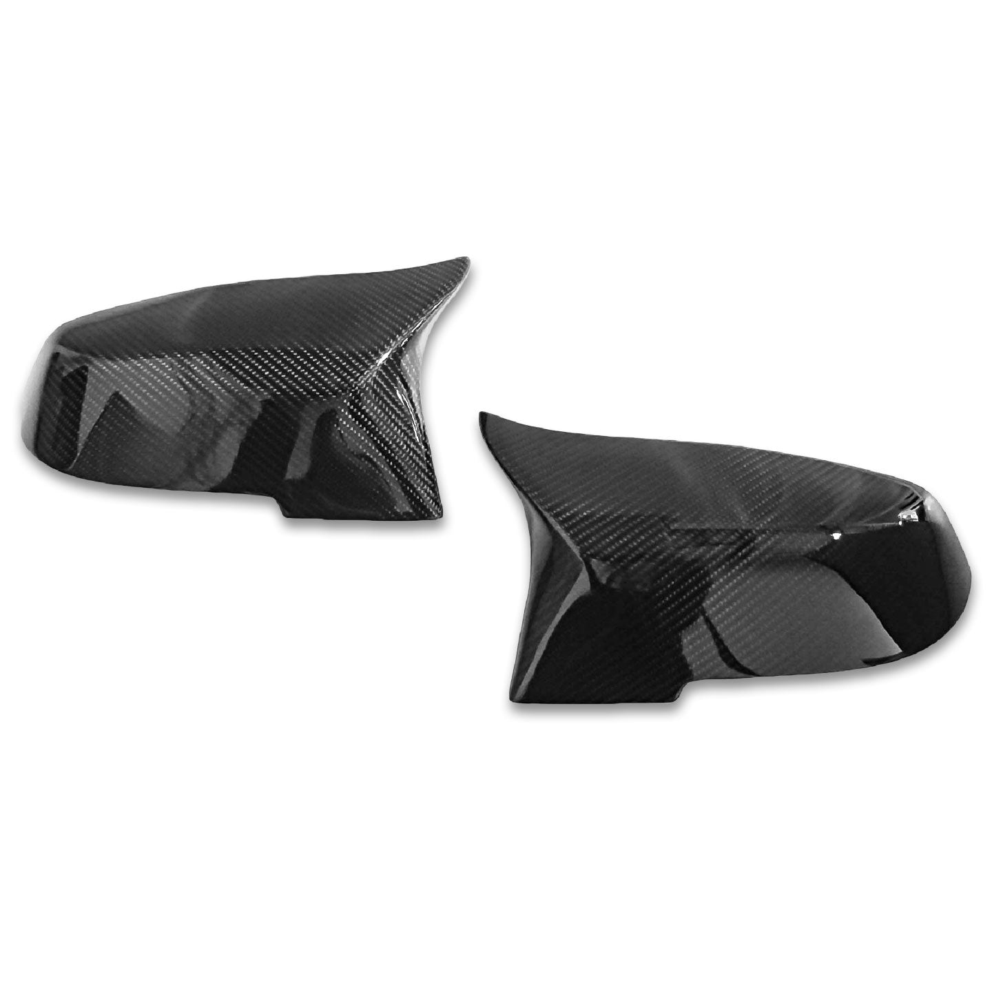 2014-2017 BMW 3 / 4 Series (F20, F30) - Carbon Fiber Side View Mirror Cover M Style