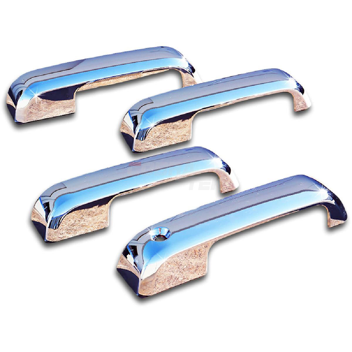 2015-2020 Ford F150 - Chrome 2d Door Handle Cover With 1 Keyhole, W/O Smart Key (B,D,D,D)