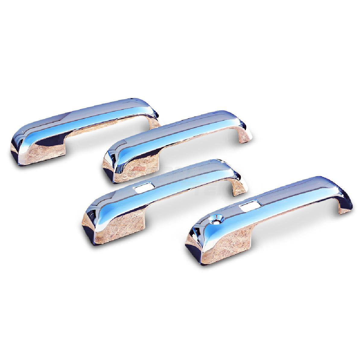 2015-2020 Ford F150 - Chrome 2d Door Handle Cover With 1 Keyhole, With 2 Smart Key (A,C,D,D)