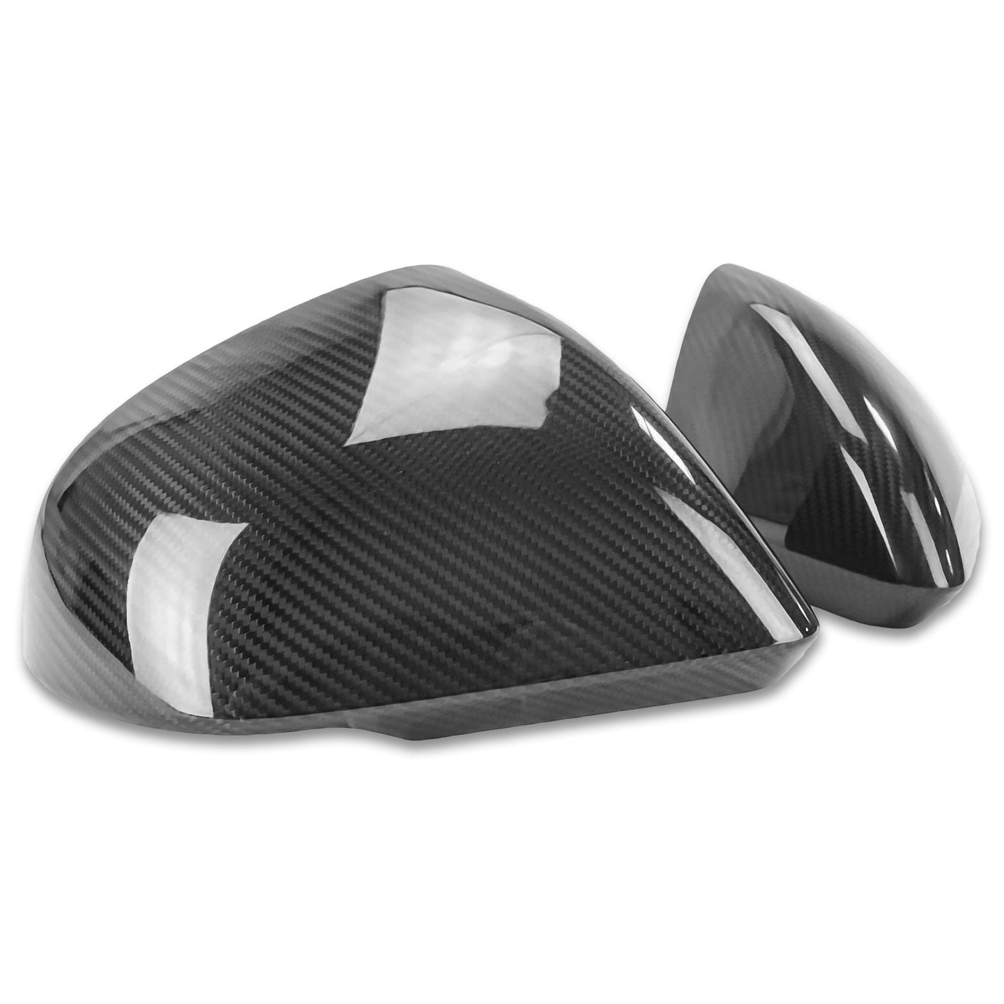2015-2020 Ford Mustang - Real Carbon Fiber Side View Mirror Cover (W/ Turn Signals)