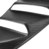 2015-2020 Ford Mustang - Real Carbon Fiber Side Louver Vent Panel (Matte Black)