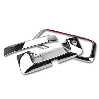 2014-2019 Gmc Sierra - Chrome Tailgate Handle Cover W/ Keyhole (With Camera Cutout 3 Pcs)