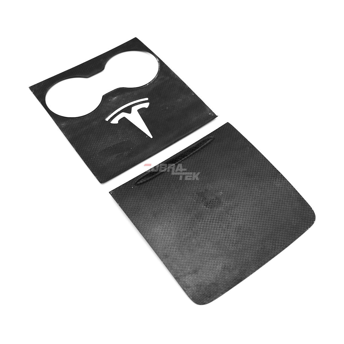 2021+ Tesla Model 3 / Model Y - Carbon Fiber Center Control Trim - Gloss Black