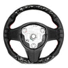2018-2022 Tesla Model 3 - Forged Carbon Fiber/ Perforated Leather Steering Wheel with Red Stitching