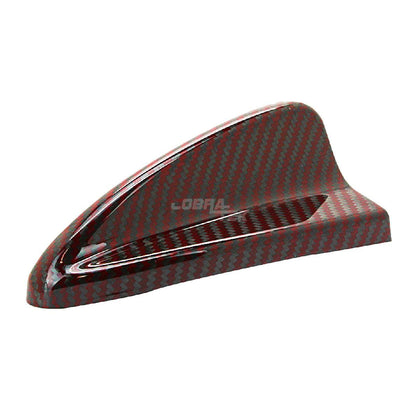 Universal - Gloss Red Carbon Fiber Shark Fin Antenna