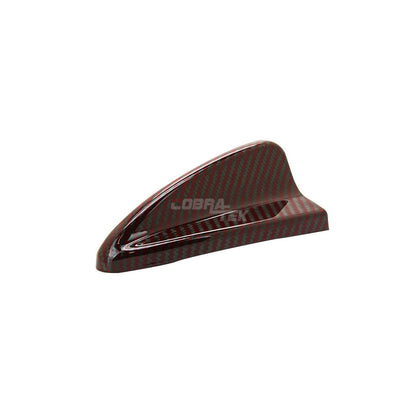 Universal - Gloss Red Carbon Fiber Shark Fin Antenna