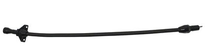 STAINLESS GM 350-400 FIREWALL MOUNT FLEXIBLE TRANSMISSION DIPSTICK - BLACK