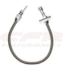 For Stainless Firewall Mount Flexible Transmission Dipstick Natural