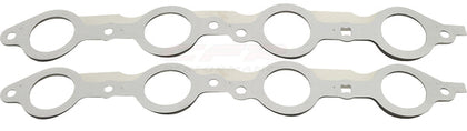 Steel Exhaust Manifold Gasket For 97-19 Chevy LS 4.8L 294 5.3L 325 350 5.7L 6.0L