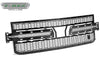 T-Rex Grilles 7711261-BR Stealth Laser X Series Grille Fits 19-22 Silverado 1500