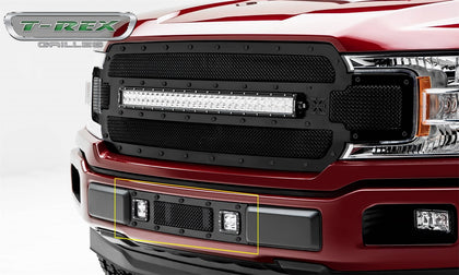 T-Rex Grilles 6325791-BR Stealth Torch Series LED Light Grille Fits 18-20 F-150