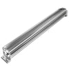 ALUMINUM UNIVERSAL 24" FINNED TRANSMISSION COOLER DUAL - SILVER