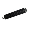 ALUMINUM UNIVERSAL 13' FINNED RADIATOR OVERFLOW TANK - BLACK
