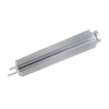 Aluminum Universal 13' Finned Radiator Overflow Tank - Silver
