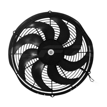 Radiator Fan 12 Inch High Performance Electric Curved Blade 13 x 12 x 2 Inches