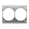 Aluminum Fan Shroud 25.5" x 18.5" 2x 12" Fan Holes Fits 31" x 19" Radiators