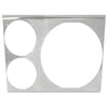 ALUMINUM FAN SHROUD TRI-UNIT 25-5/8" X 18-5/8" FITS 31"X19" RADIATORS - CHROME