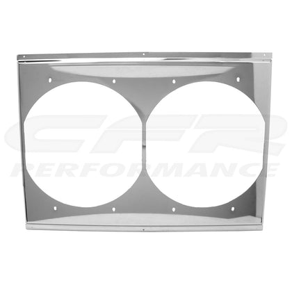 ALUMINUM EMC FAN SHROUD DUAL 25-9-16