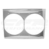 Aluminum Emc Fan Shroud Dual 25-9/16"X18-5/8" For 31"X19" Radiator Chrome