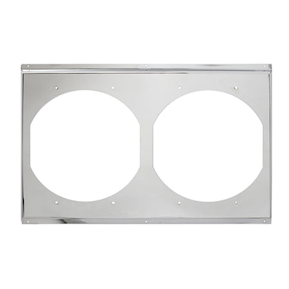 Radiator Chrome Fan Shroud Dual Unit (27-1 2