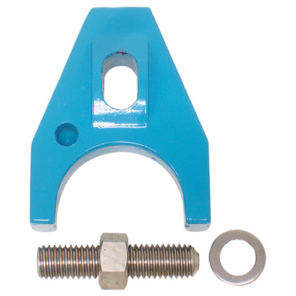For Chevy Gm Billet Aluminum Distributor Hold Down Clamp - Blue