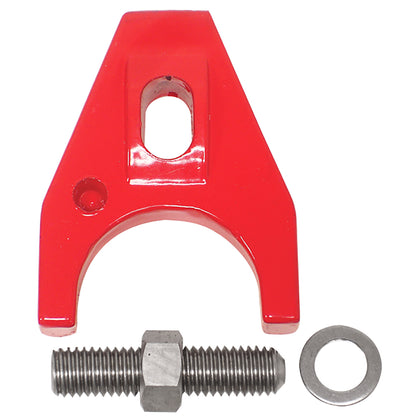 For Chevy Gm Billet Aluminum Distributor Hold Down Clamp - Red