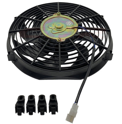 12 INCH CURVED BLADE REVERSIBLE ELECTRIC RADIATOR COOLING FAN HIGH PERFORMANCE