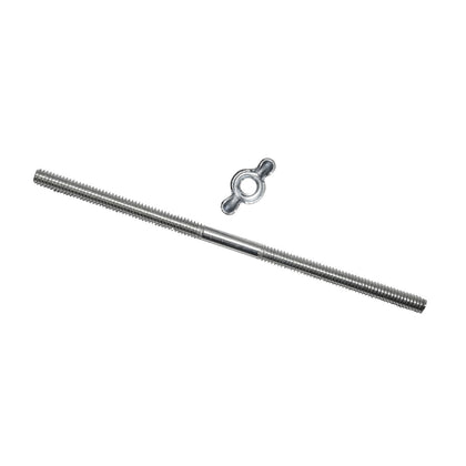 STEEL AIR CLEANER STUD AND WING NUT 1-4-20 X 6