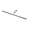 Automotive Air Cleaner Stud And Wing Nut 6" Long 1/4-20 Silver Zinc Single