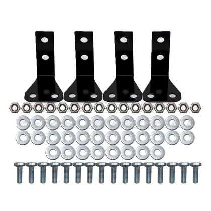 Steel Oil Cooler Mount Kit - Black