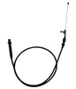 Black Stainless Steel Transmission Kick Down Cable For Chevy TH-350 Tuned Port