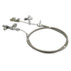 Stainless Steel Braided Transmission Kickdown Cable Kit For Chrysler 727