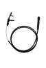 Transmission Kickdown Cable Kit Braided Black Stainless Steel For Chevy GM 700R4