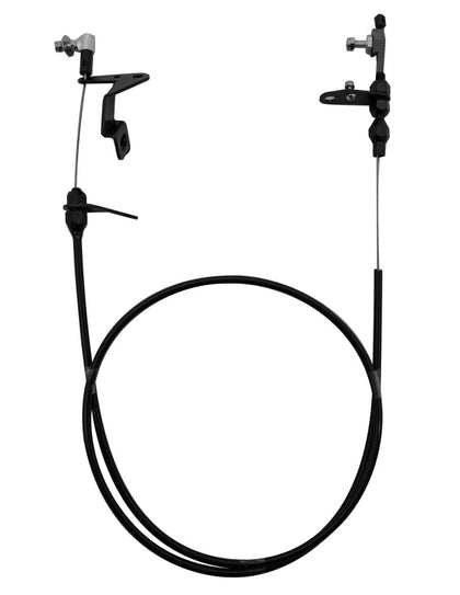 Transmission Kickdown Cable Kit Black Braided Stainless Steel For Chrysler 904