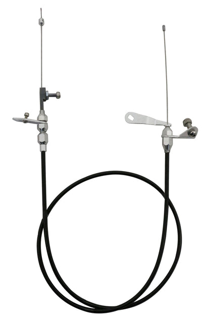 FORD C-6 TRANSMISSION KICKDOWN CABLE KIT - BLACK