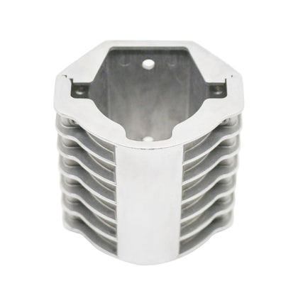 Finned TFI Square Ignition Coil Cover Polished Aluminum