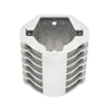 ALUMINUM FINNED TFI SQUARE IGNITION COIL COVER - POLISHED