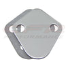 Steel for chevy Bb 396-454 And Ford Fuel Pump Block Off Plate - Chrome