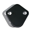STEEL CHEVY BB 396-454 AND FORD FUEL PUMP BLOCK OFF PLATE - BLACK